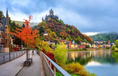 Cochem germany in autumn